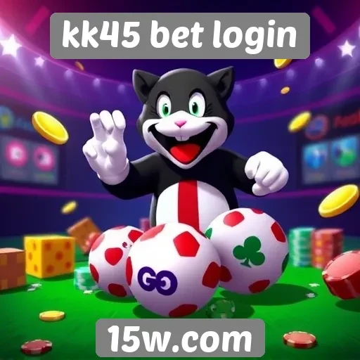 kk45 bet login oferece ampla gama de jogos online