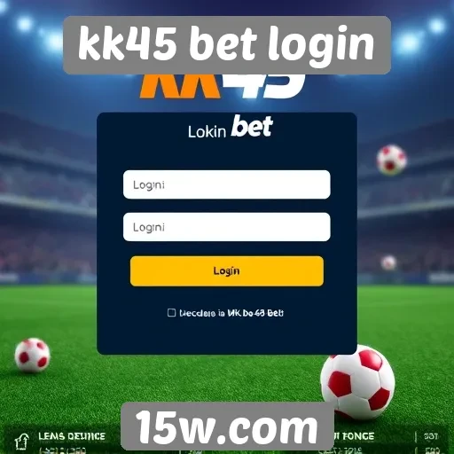 Facilidade de navegação no site kk45 bet login