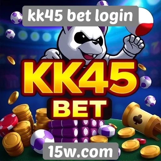 Variedade de jogos disponíveis no kk45 bet login